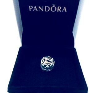 NEW PANDORA 14K Gold with Silver CZ Bird Charm.